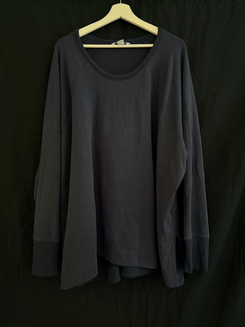 Athleta Coaster Luxe Navy Sweatshirt - 3X